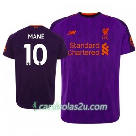 Camisolas de Futebol Liverpool Sadio Mane 10 Equipamento Alternativa 2018/19 Manga Curta
